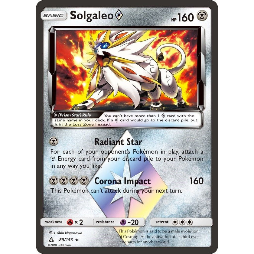 Solgaleo Prism Star (89/156) (SM05)