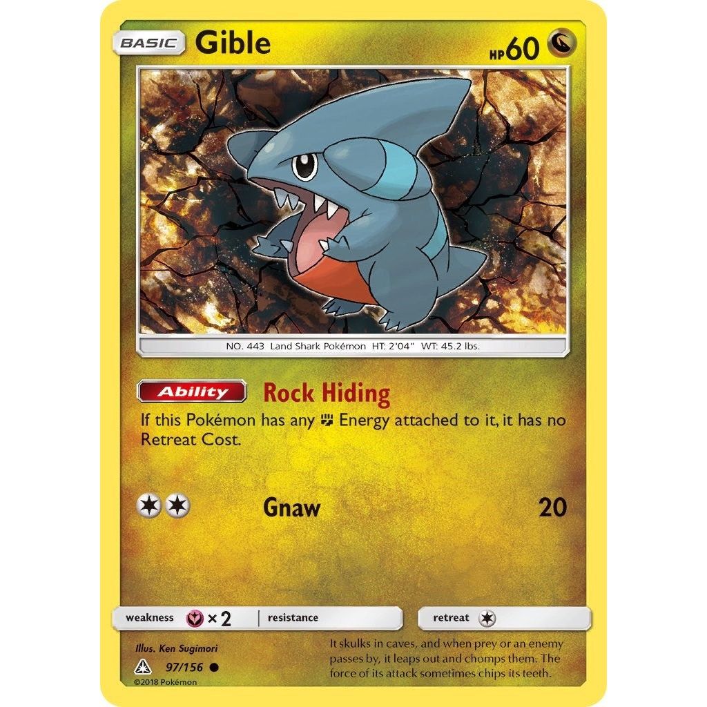 Gible (97) (97/156) (SM05)