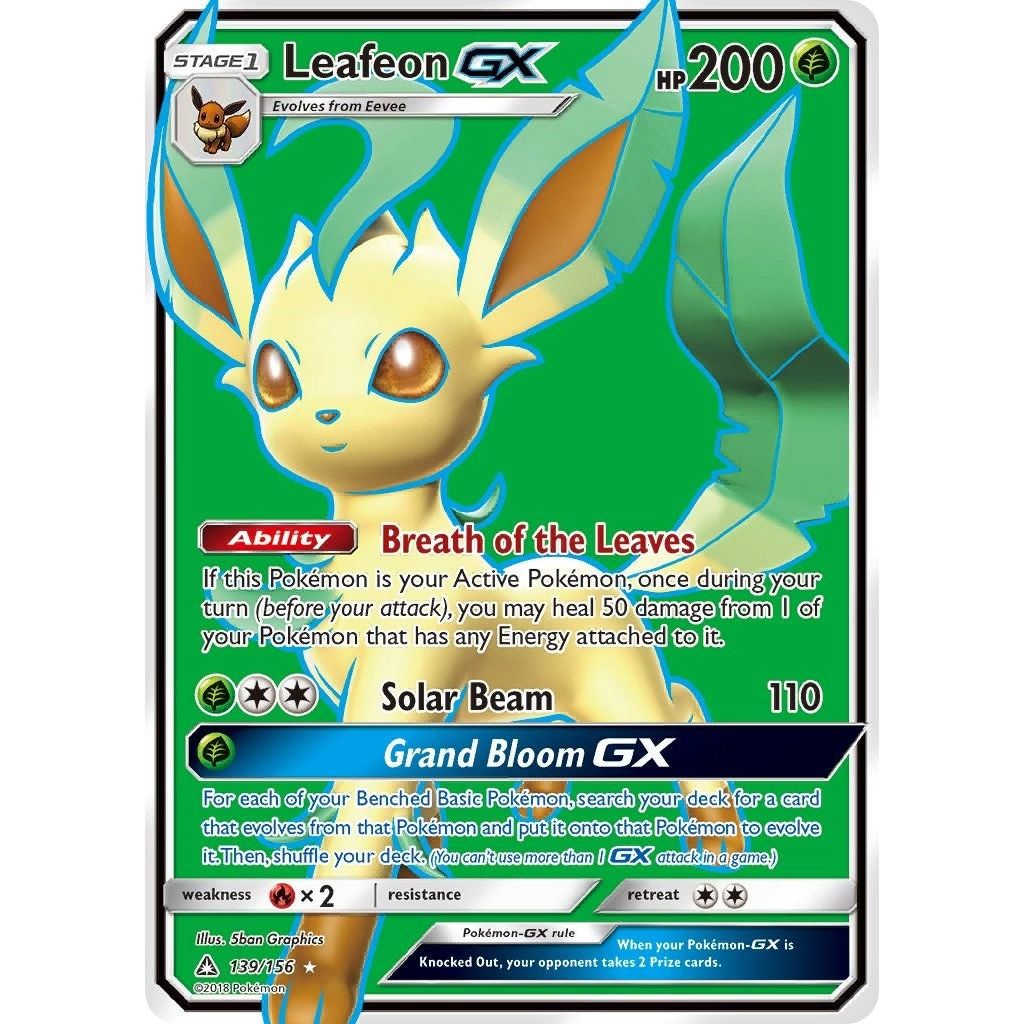 Leafeon GX (Full Art) (139/156) (SM05)