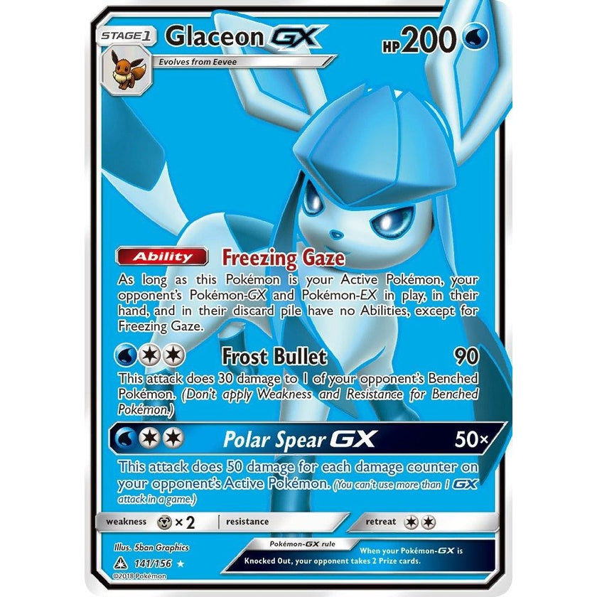 Glaceon GX (Full Art) (141/156) (SM05)