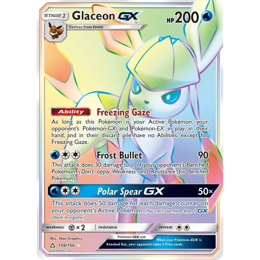 Glaceon GX (Secret Rare) (159/156) (SM05)