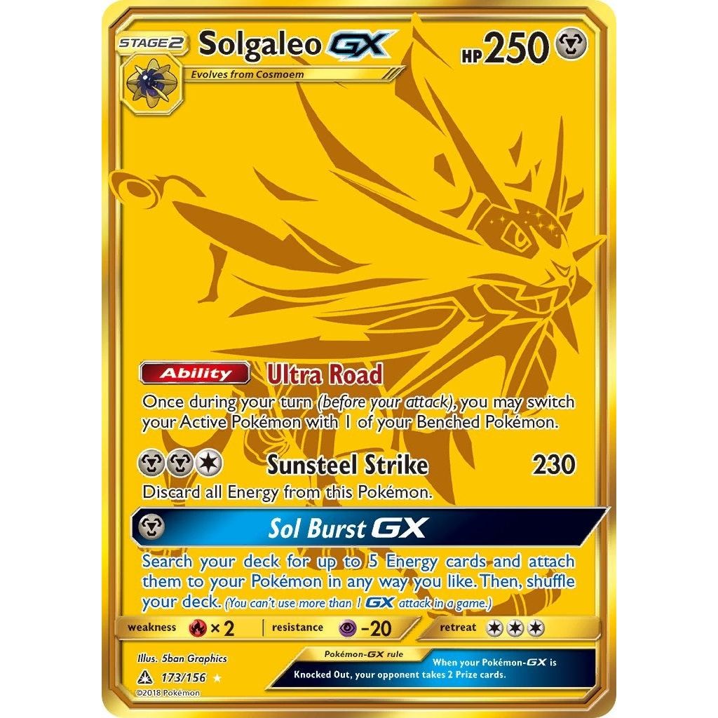 Solgaleo GX (Secret Rare) (173/156) (SM05)