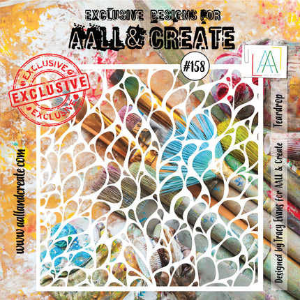 AALL and Create Stencil - 158 - Teardrop