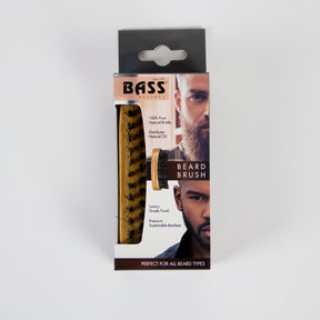 Bass Brushes - Beard Brush Pure Natural Bristle (1un)