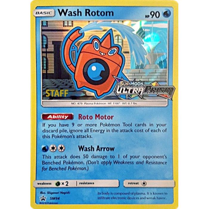Wash Rotom - SM94 (Prerelease) [Staff] (SM94) (SMP)