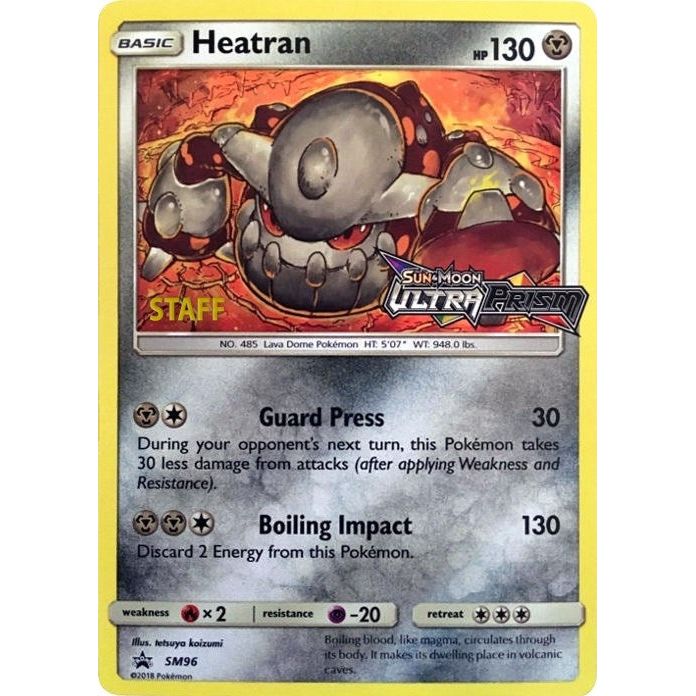 Heatran - SM96 (Prerelease) [Staff] (SM96) (SMP)
