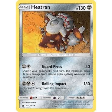 Heatran - 88/156 (Prerelease Kit Exclusive) (088/156) (PR)