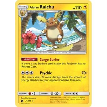Alolan Raichu - 31/111 (SM Crimson Invasion) (031/111) (PR)