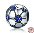 925 Sterling Silver Sports Ball DIY Bracelet Bead – Volleyball Football Baseball Tennis