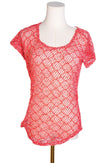 MAURICES Women Knit Tops Regular fit in Red - S