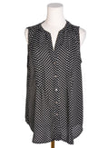 CHAUS Women Button Down Tops Regular fit in Black - M