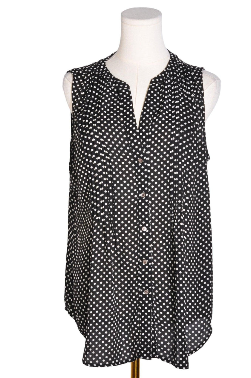 CHAUS Women Button Down Tops Regular fit in Black - M
