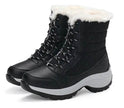 Women’s Winter Snow Boots, Waterproof High Ankle, Warm Plush Lined