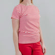 Ladies' Bamboo Lindsay T-Shirt | Berry Stripe