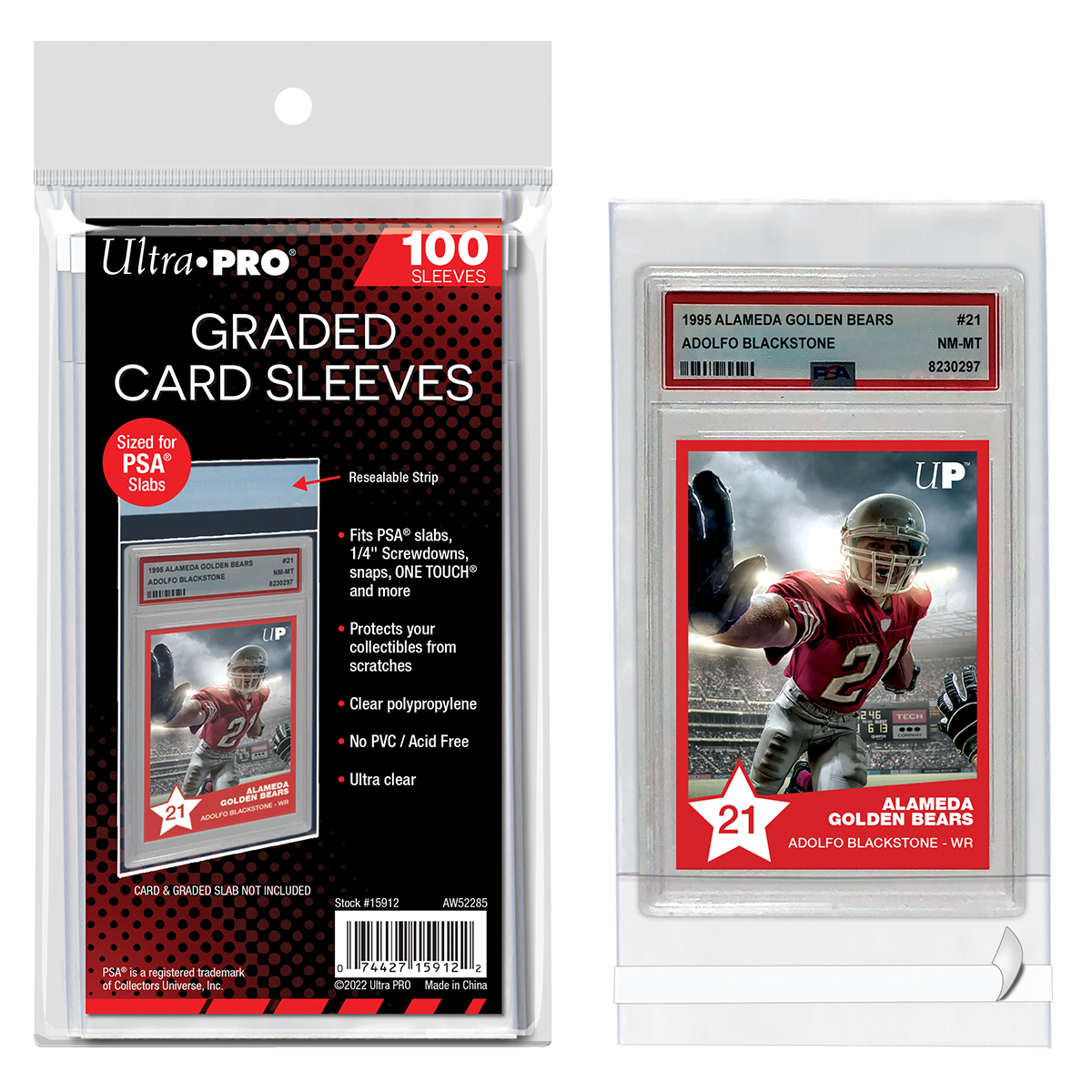 Ultra Pro - Graded Card Sleeves Resealable for PSA (100ct)