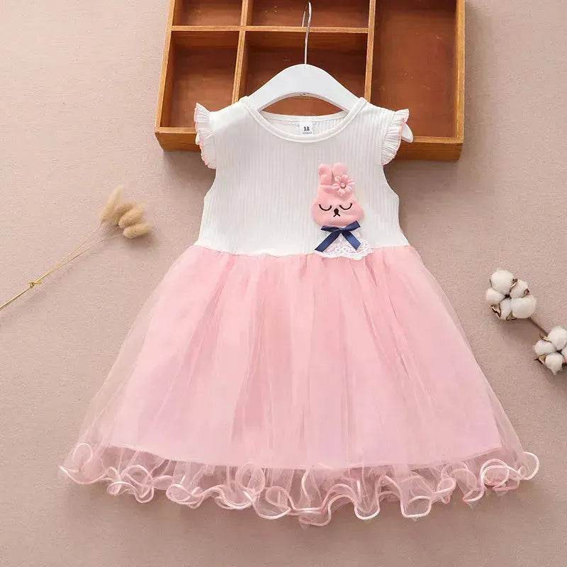 Newborn baby Girls' Summer Vest Dress Infant dresses.