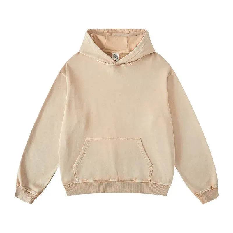 Fall Winter Thick Pullover Hoodie Sweatshirts For Men