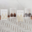 Wildflowers Wood Drop Earrings