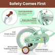 14 Inch Kids Bike with Adjustable Seat and Bell for Kids 3-8 Years Olds-14 inches