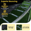 15 FT Outdoor Trampoline ASTM Compliant Recreational Trampoline with Non-Slip Ladder - Yellow