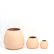 Margo - Peach Bamboo Floor Planter