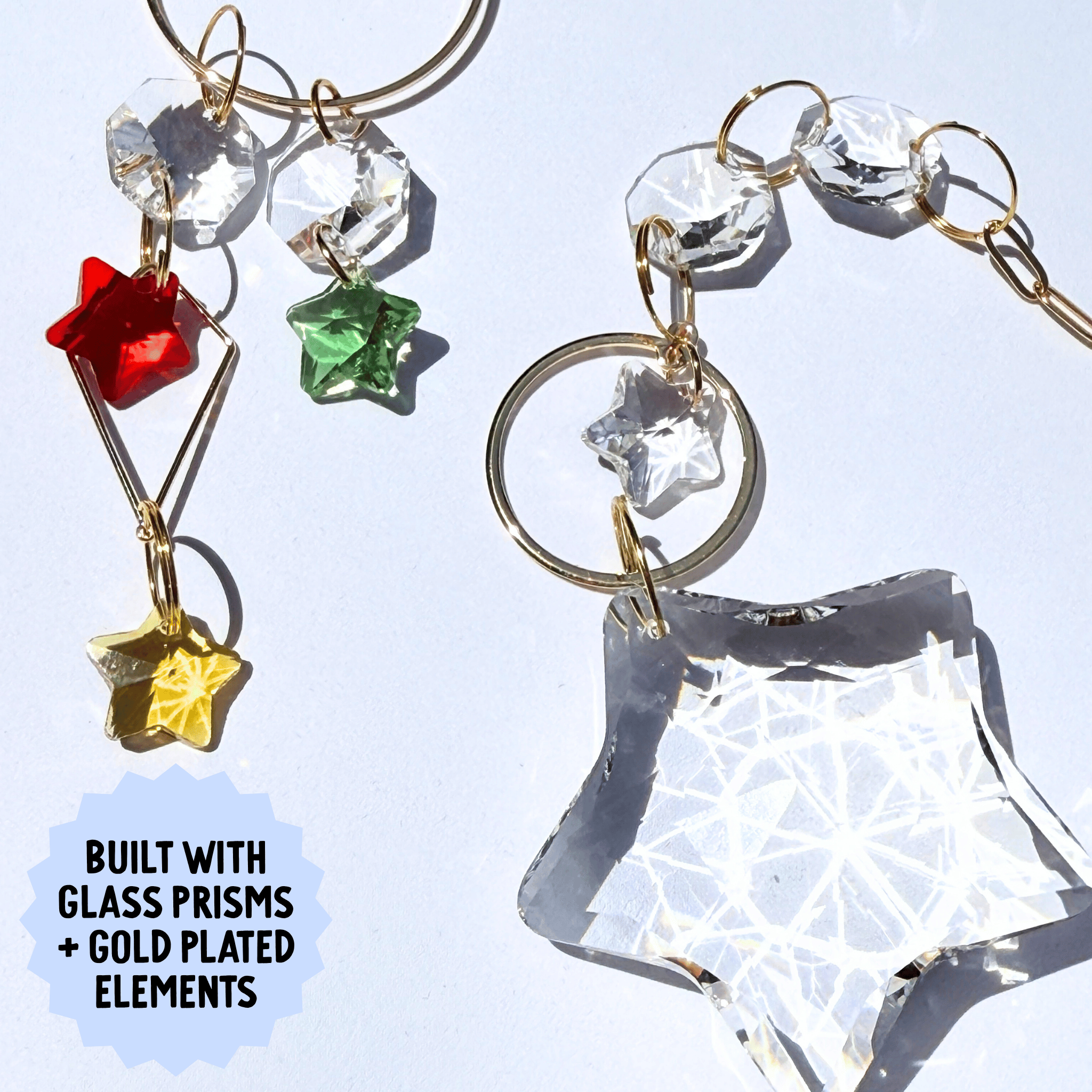 Falling Star Prism Suncatcher
