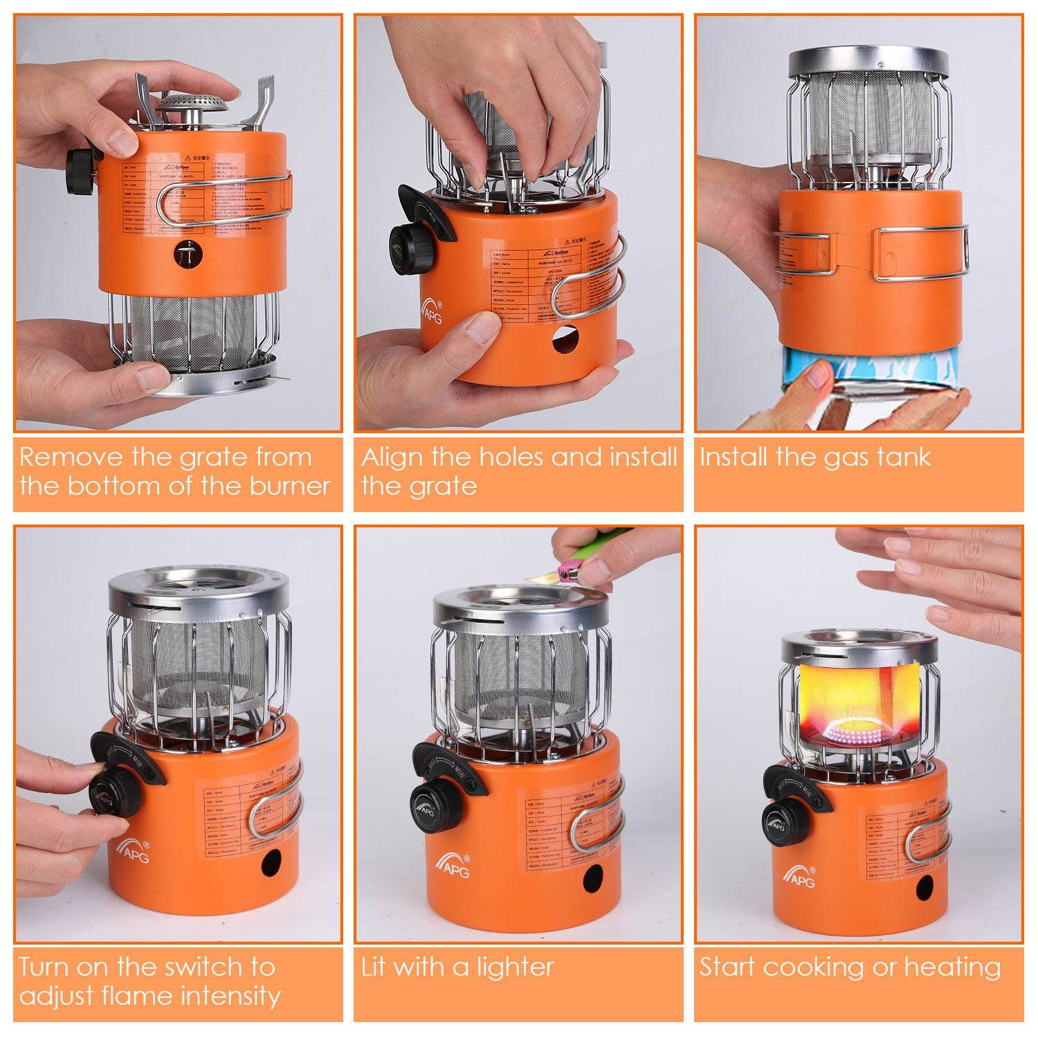 Portable Hiking Camping Outdoor Cooking Gas stove