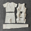 6pcs Yoga Workout Outfit set for women Gym clothes