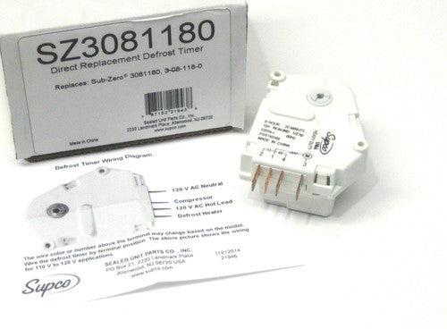 Pièce de rechange pour le temporisateur de dégivrage de réfrigérateur SZ3081180