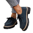 Lace-up British-style Loafers For Women