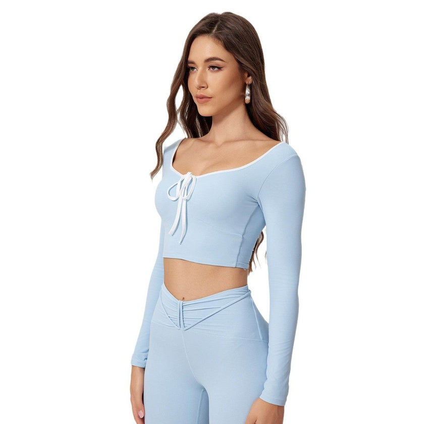 Quick-dry Training Running Sports Fitness Gym Crop Workout top for women
