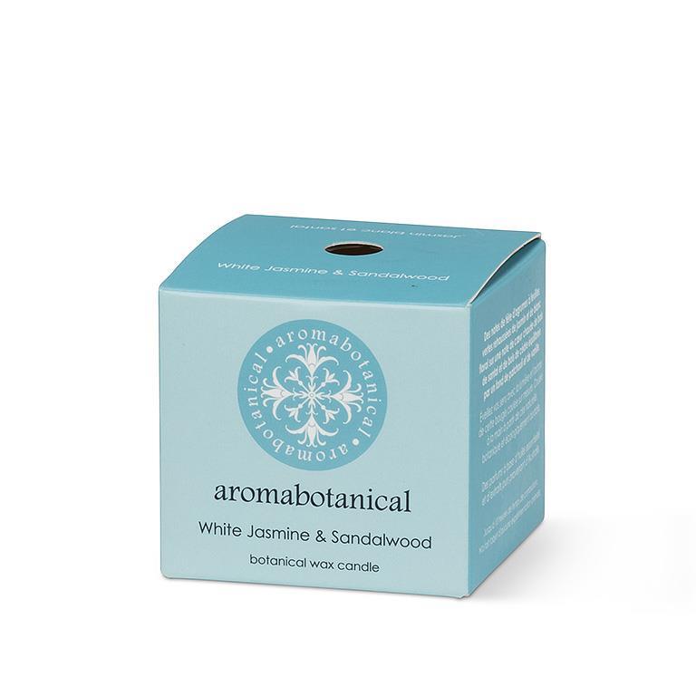 Mini Jasmine & Sandalwood Candle with Tranquil Scent by Aromabotanical