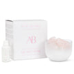 Rose Quartz Crystal Fragrance Bowl with Nurturing Love & Sandalwood Scent by Aromabotanical