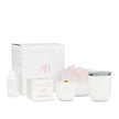 Rose Quartz Crystal Fragrance Bowl with Nurturing Love & Sandalwood Scent by Aromabotanical