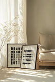 LINEAR CONTRAST DUO (2 Oeuvres sur toile étirée)