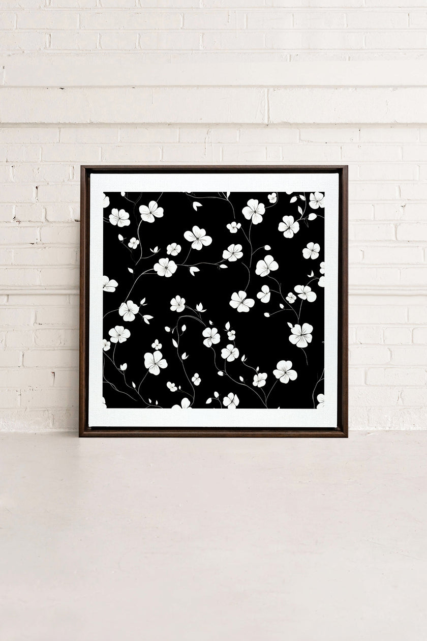 NOCTURNAL BLOOMS, Oeuvre sur toile étirée