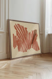 BURNT ECHO, Oeuvre sur toile étirée