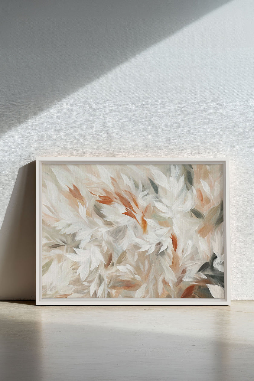 SOUFFLE DE PLUMES, Oeuvre sur toile étirée