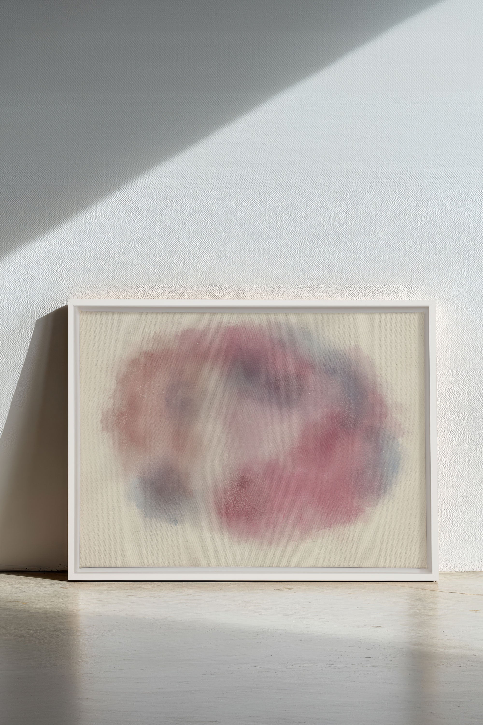 PASTEL CLOUD, Oeuvre sur toile étirée