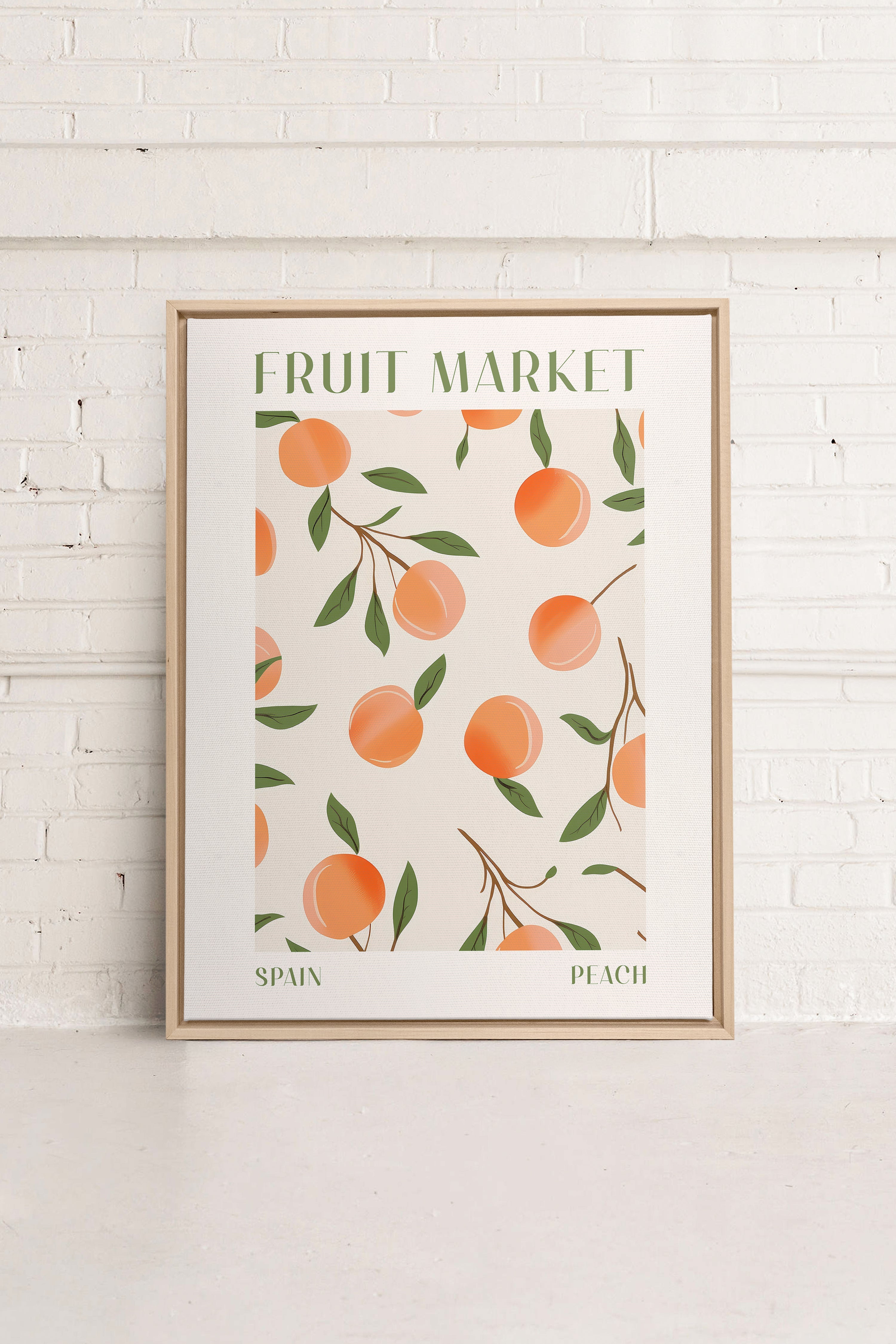 PEACH, Oeuvre sur toile étirée