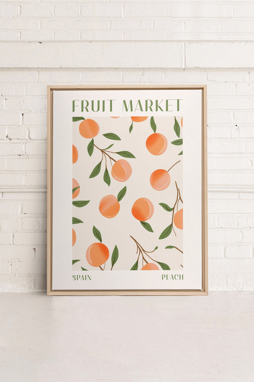 PEACH, Oeuvre sur toile étirée