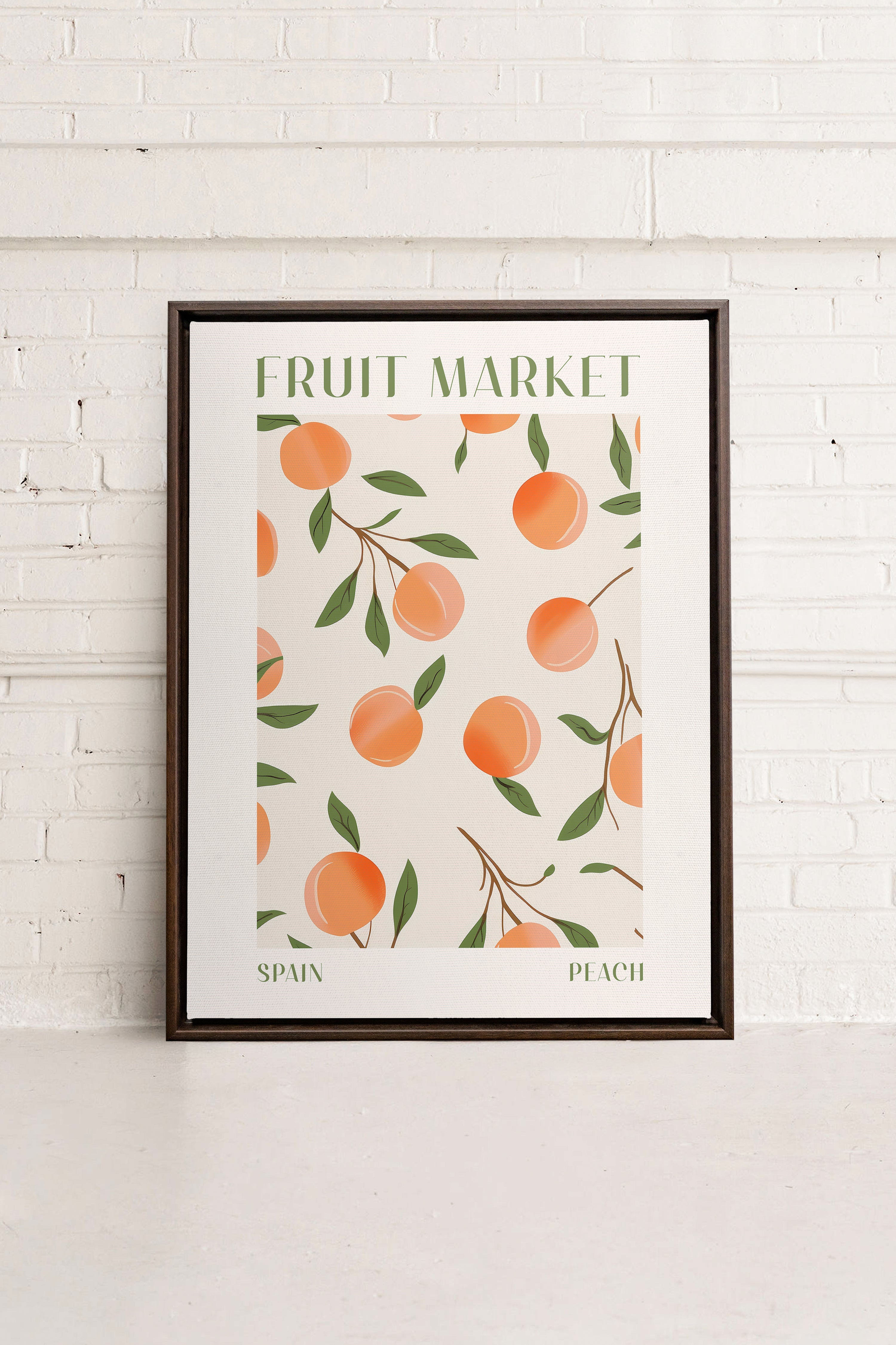 PEACH, Oeuvre sur toile étirée
