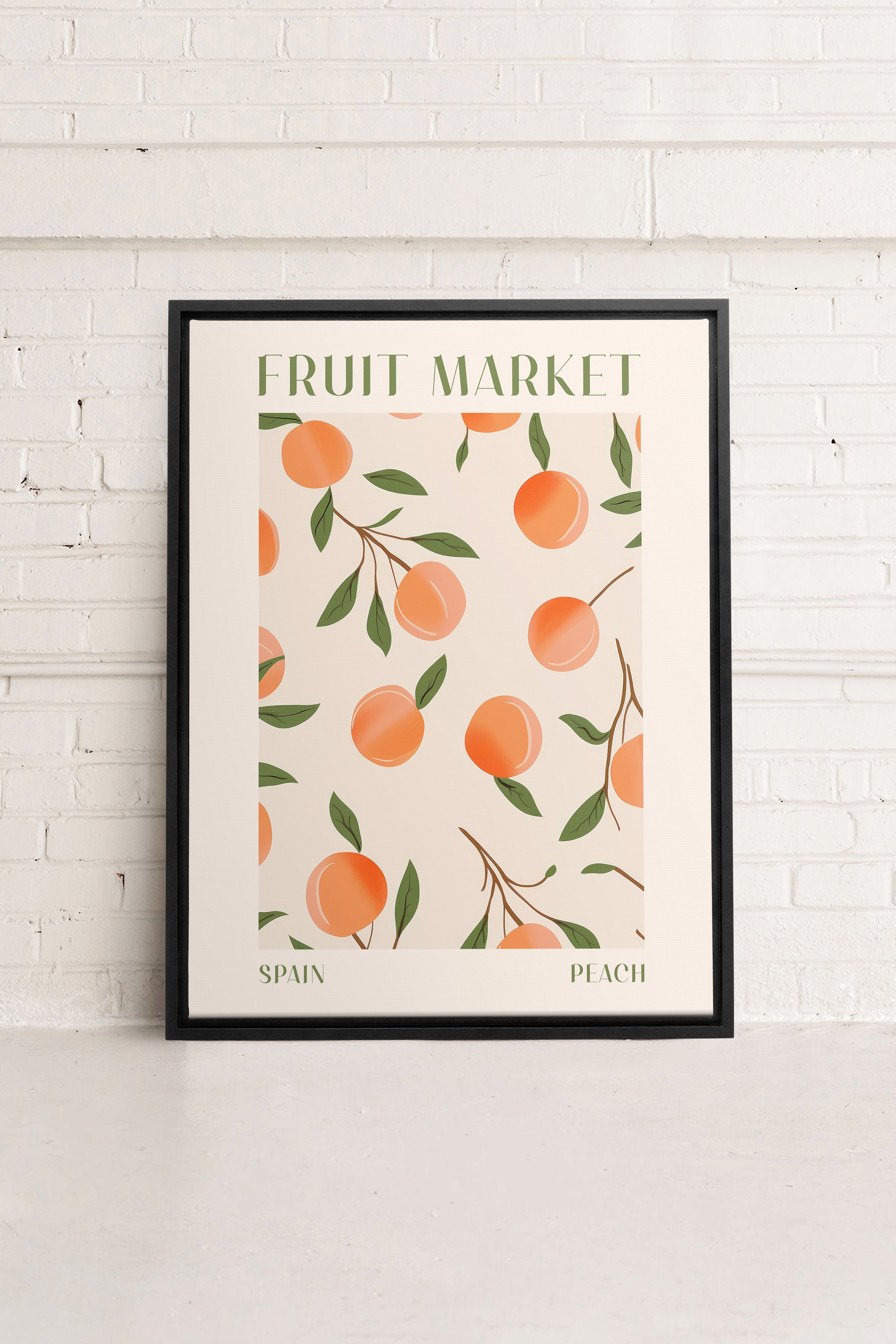 PEACH, Oeuvre sur toile étirée