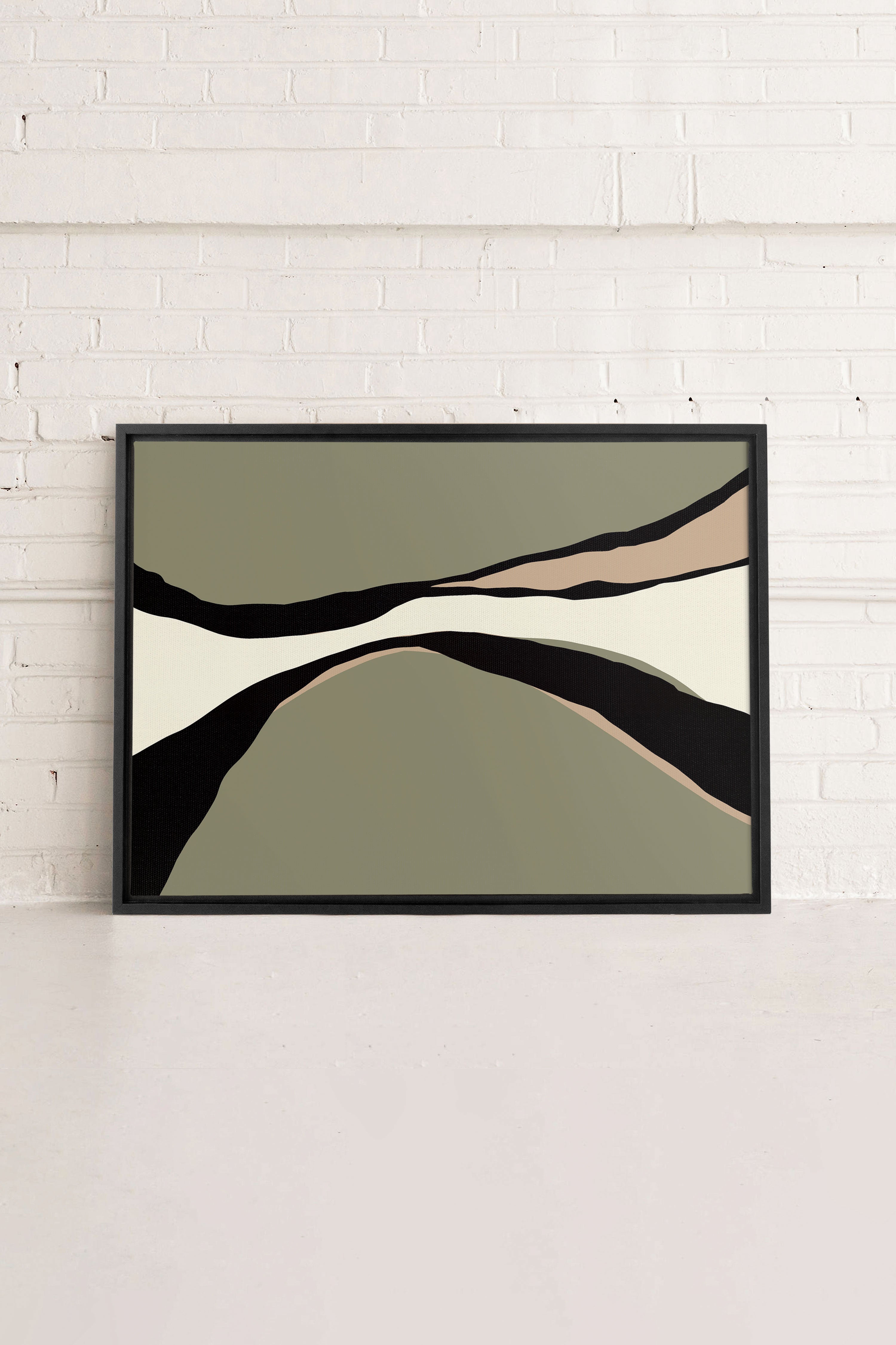 CAMO MODERNE, Oeuvre sur toile étirée