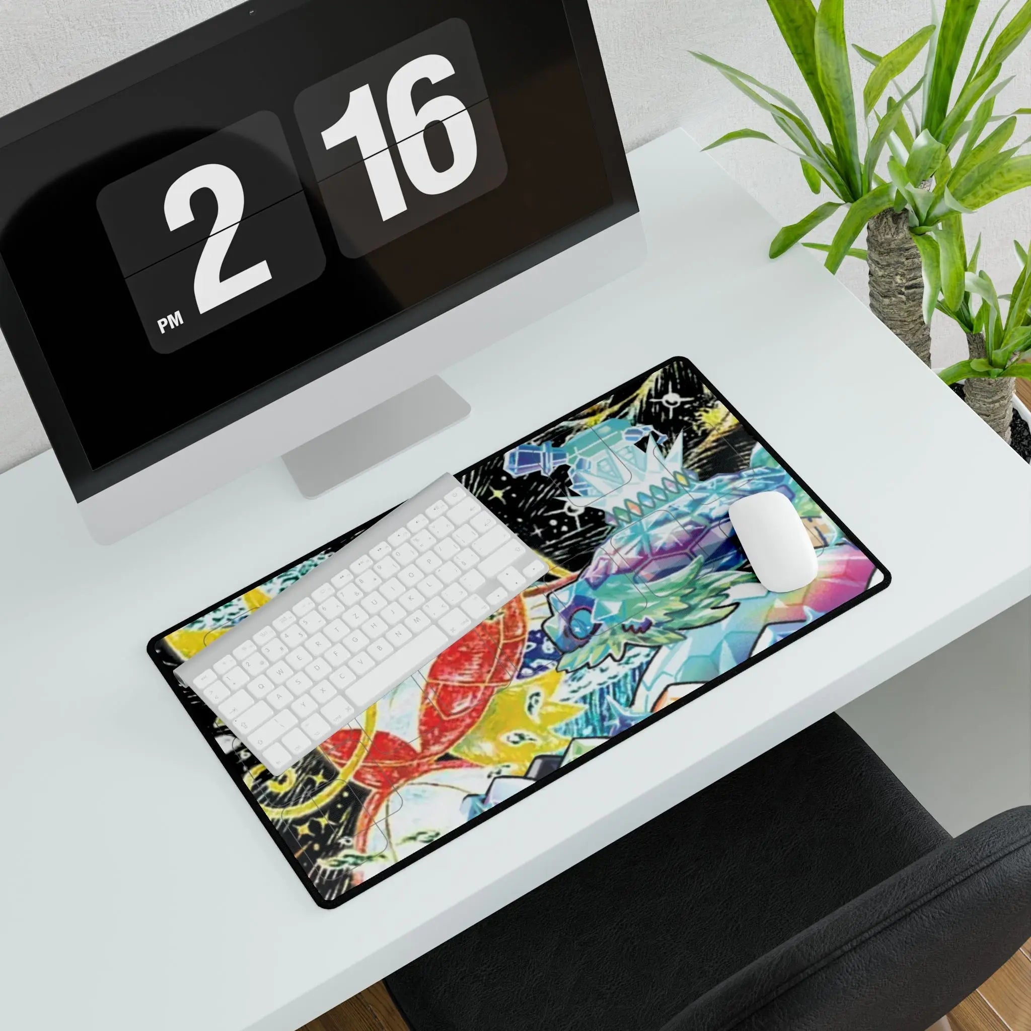 Crystal carp playmat/computer mat