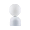 Miki Modern Glass Globe Table Lamp for Bedroom Nightstand, Living Room & Ambient Accent Lighting