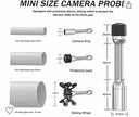 VEVOR Sewer Camera 165 ft/50 m Self-Leveling Drain Duct Camera with 512Hz Locator