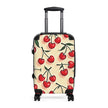 Cherry Print Suitcase — Retro Red Cherries Carry-On Luggage Cover