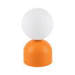 Miki Modern Glass Globe Table Lamp for Bedroom Nightstand, Living Room & Ambient Accent Lighting