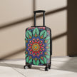 Mandala Floral Suitcase – Colorful Boho Carry-On Luggage